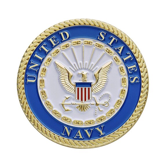 US‎ Navy United States Navy Challenge Coin Prayer Coin - Picture 2 of 3